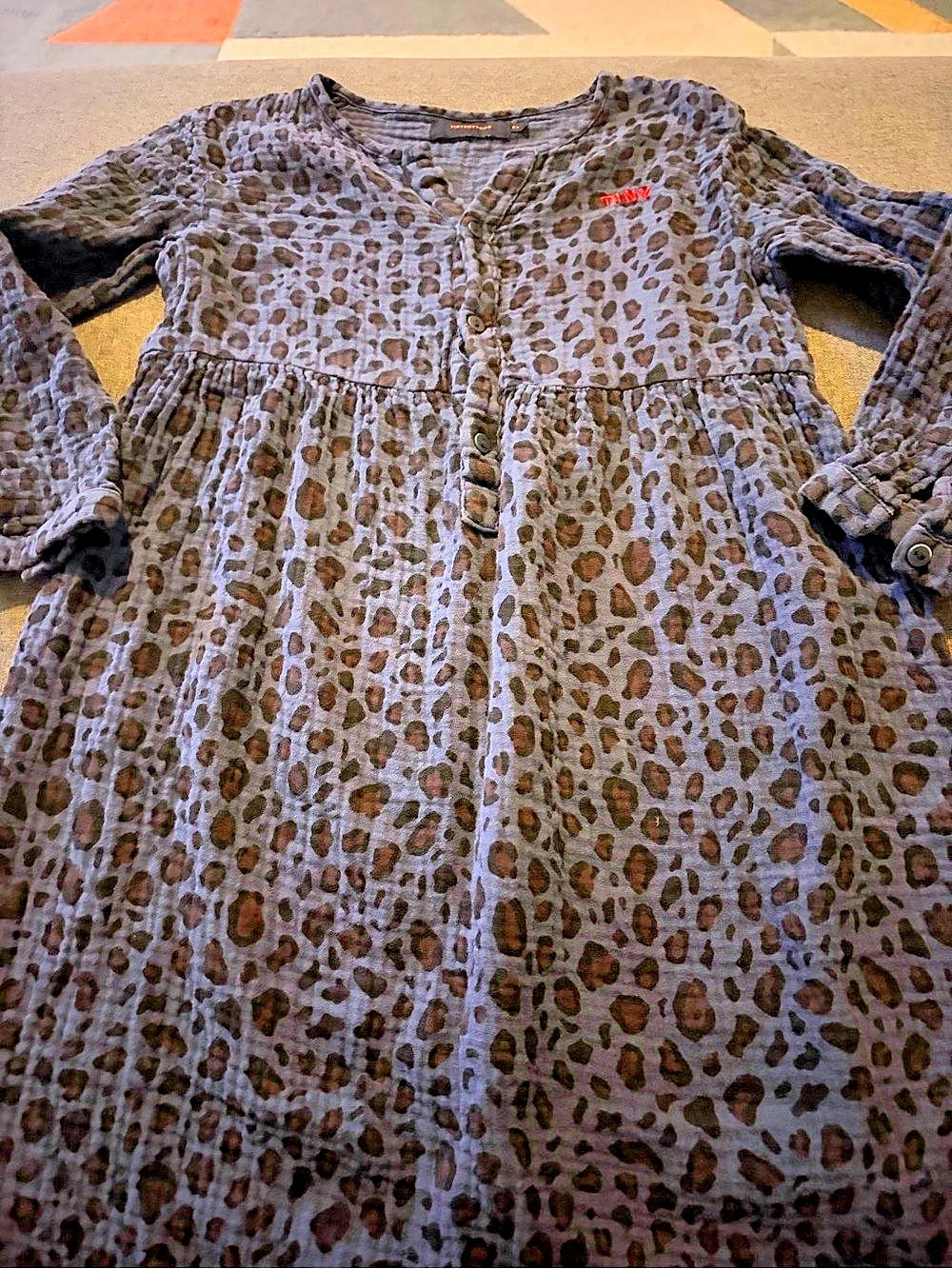 Tiny Cottons Animal Print Dress Size 6Y